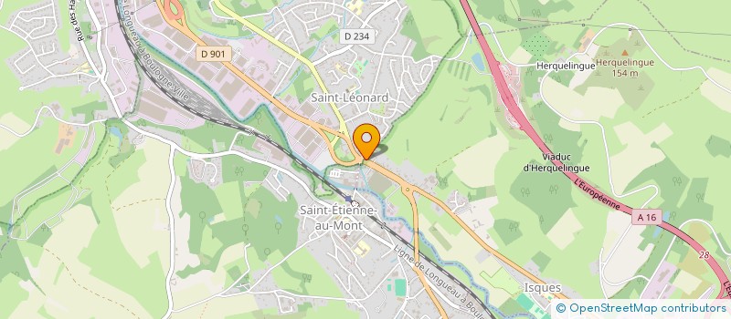 localisation de l'entreprise JMIP à SAINT-LEONARD