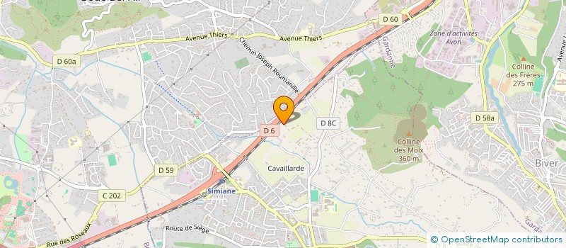 localisation de l'entreprise JMJ  SIMIANE-COLLONGUE