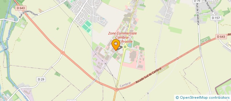 localisation de l'entreprise JMJ à PROVILLE