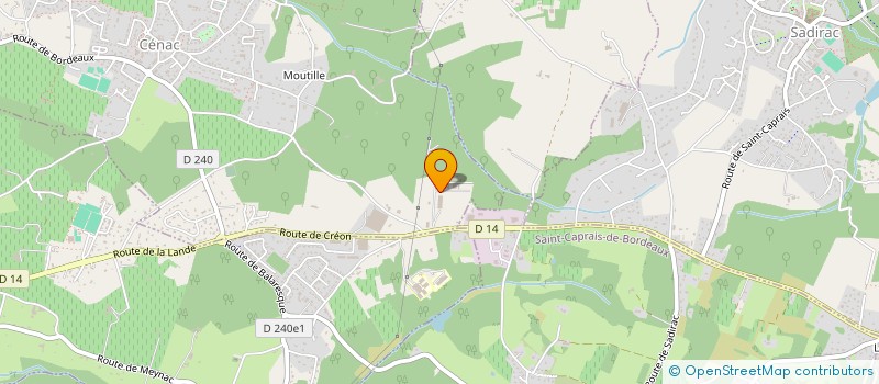 localisation de l'entreprise JMJ à CENAC