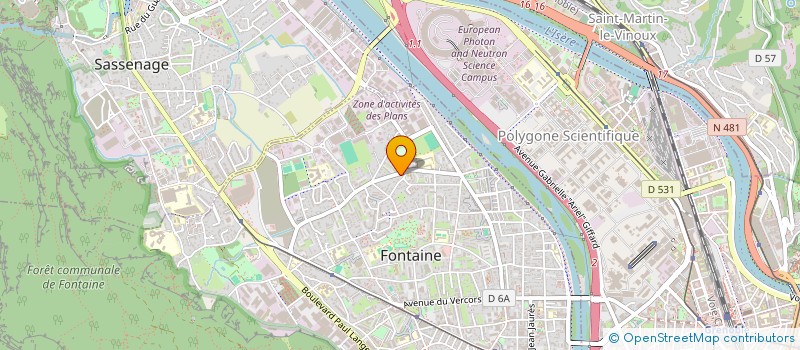 localisation de l'entreprise JMJ  FONTAINE