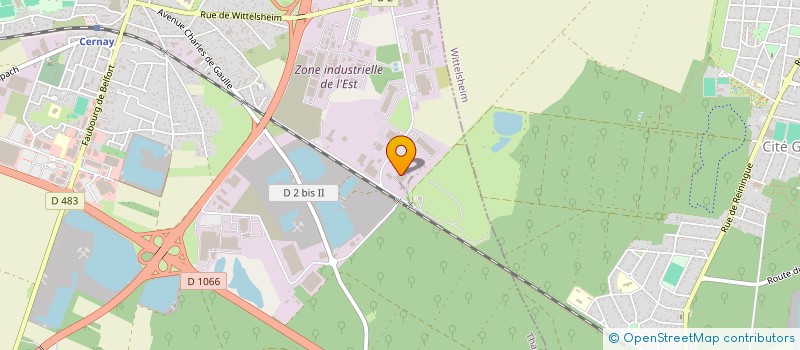 localisation de l'entreprise JMJ  CERNAY