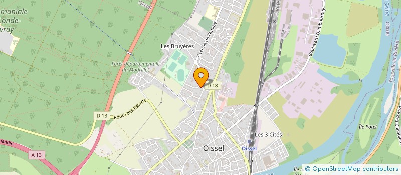 localisation de l'entreprise JMJ  OISSEL