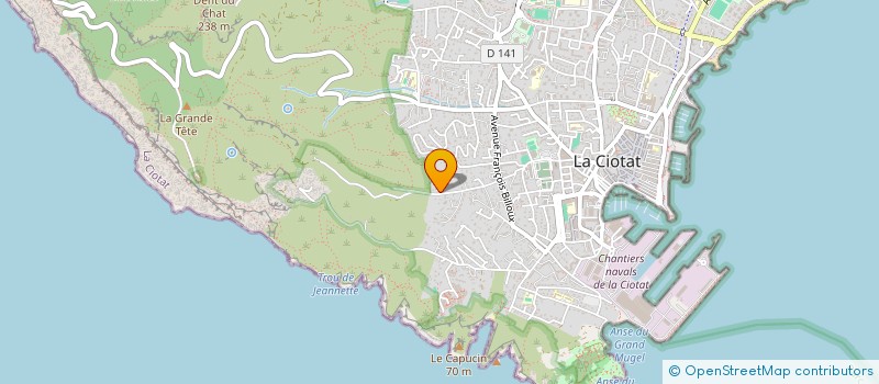 localisation de l'entreprise JMJ  LA CIOTAT