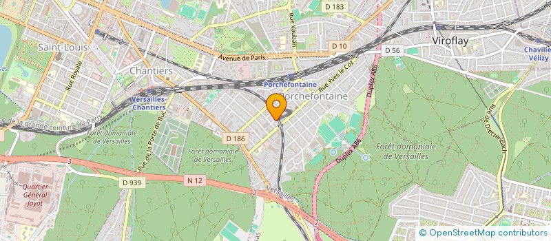 localisation de l'entreprise JMJ à VERSAILLES