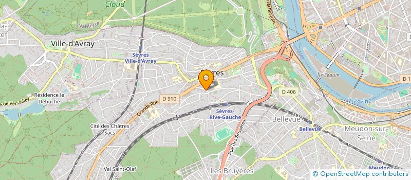 localisation de l'entreprise JMJ à SEVRES