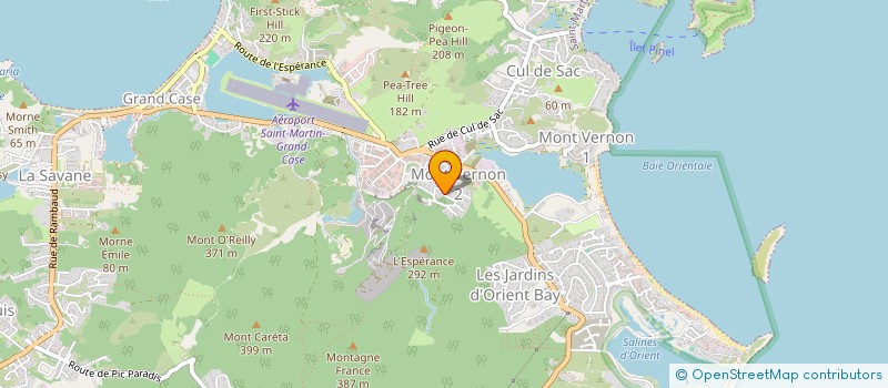 localisation de l'entreprise JMJ  SAINT-MARTIN