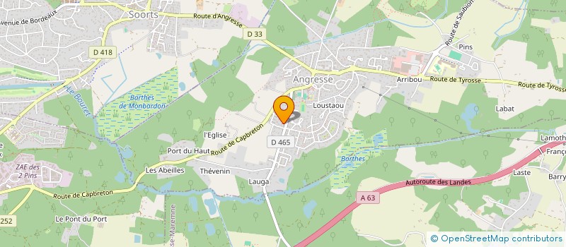 localisation de l'entreprise JMJ  ANGRESSE