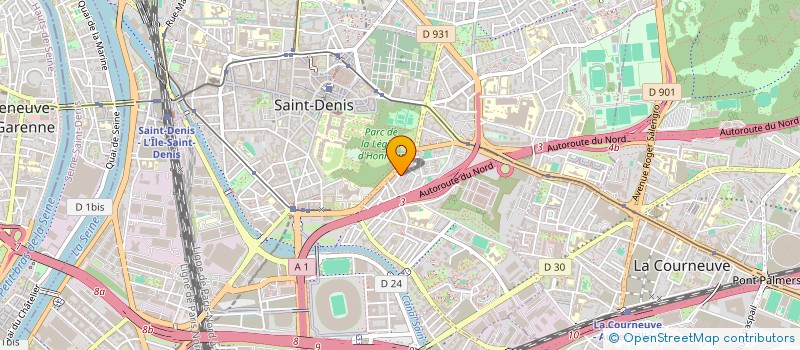 localisation de l'entreprise JMJ CONSTRUCTION à SAINT-DENIS