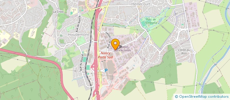 localisation de l'entreprise JMJ CUISINES à HOUDEMONT