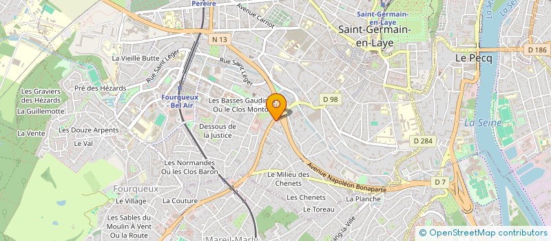 localisation de l'entreprise JMJ DECORATION  SAINT-GERMAIN-EN-LAYE