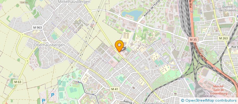 localisation de l'entreprise JMJ DULAC  OBERHAUSBERGEN