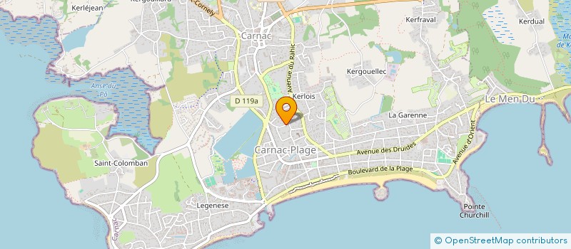 localisation de l'entreprise JMJ-RCL  CARNAC