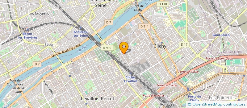 localisation de l'entreprise JMJ RENOV à CLICHY