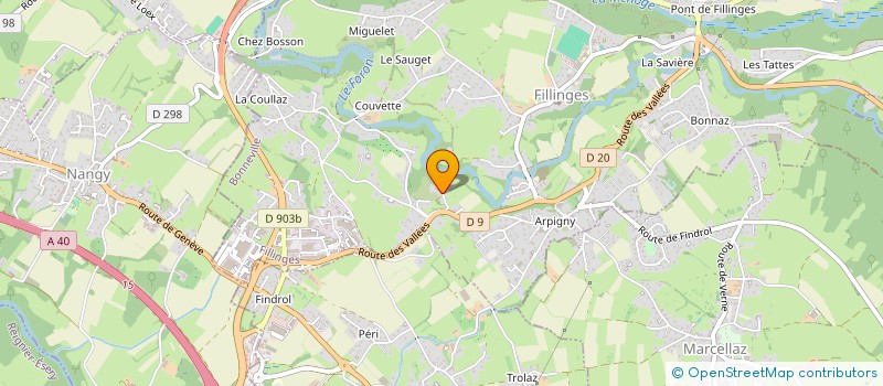 localisation de l'entreprise JMJ SERVICES  FILLINGES