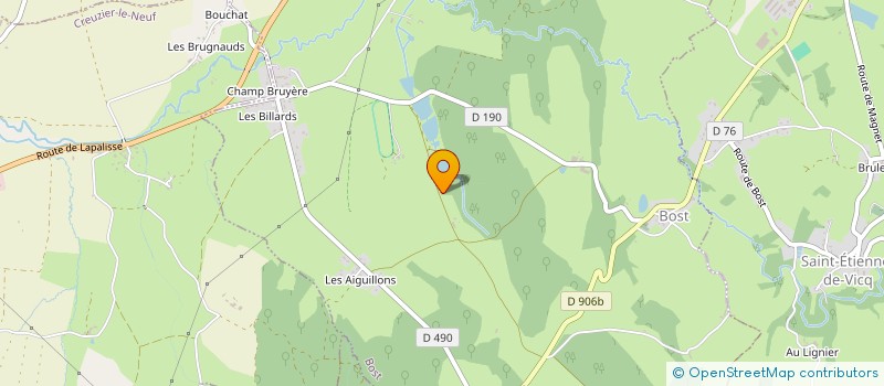 localisation de l'entreprise JMJ SOCIETY à SAINT-ETIENNE-DE-VICQ
