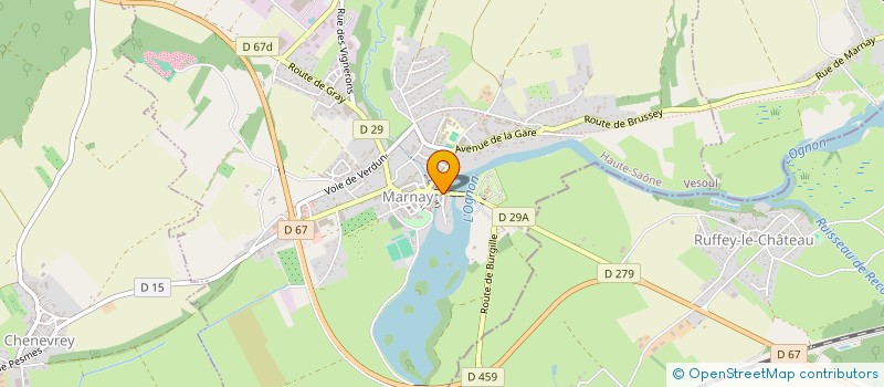 localisation de l'entreprise JMJ70  MARNAY