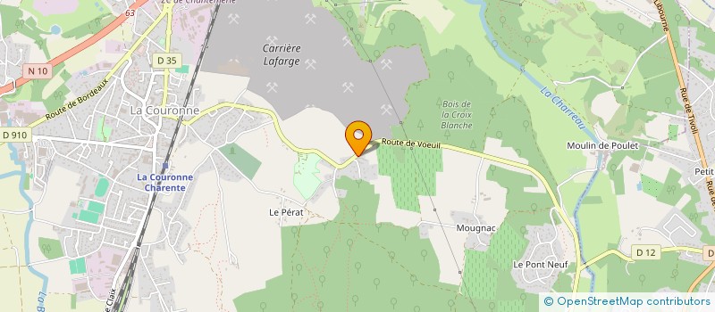 localisation de l'entreprise JMJC IMMOBILIER à LA COURONNE