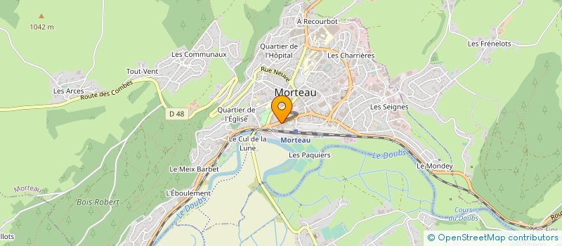 localisation de l'entreprise JMJD  MORTEAU