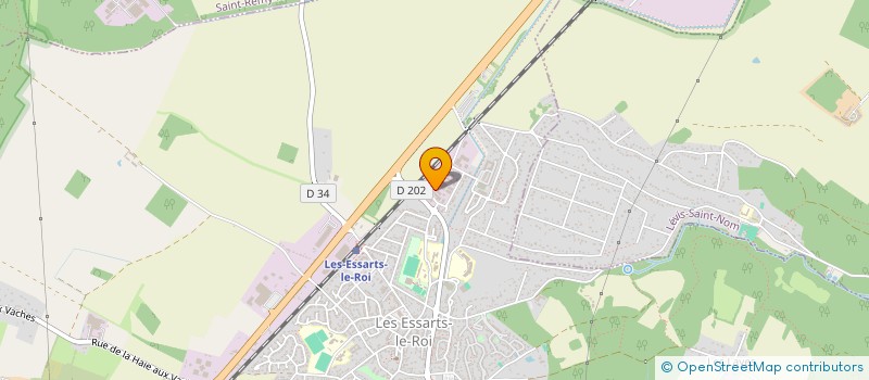 localisation de l'entreprise JMJF  LES ESSARTS-LE-ROI