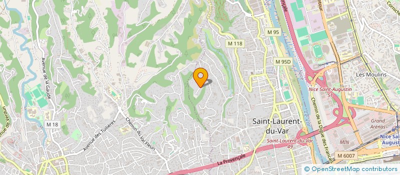localisation de l'entreprise JMJM à CAGNES-SUR-MER