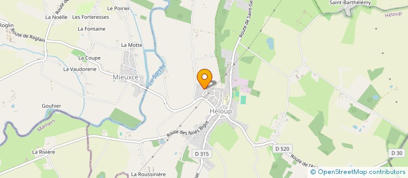 localisation de l'entreprise JMJM à HELOUP