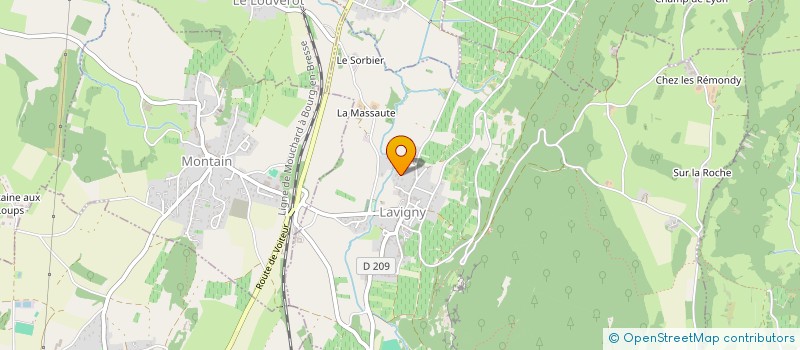 localisation de l'entreprise JMJMUSIC à LAVIGNY