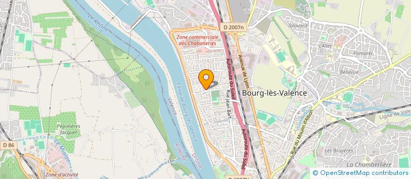 localisation de l'entreprise JMK  BOURG-LES-VALENCE