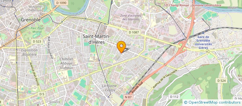 localisation de l'entreprise JMK  SAINT-MARTIN-D'HERES