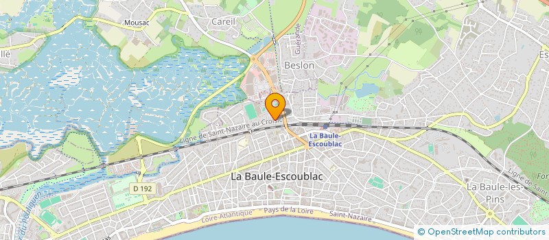 localisation de l'entreprise JMK  LA BAULE-ESCOUBLAC
