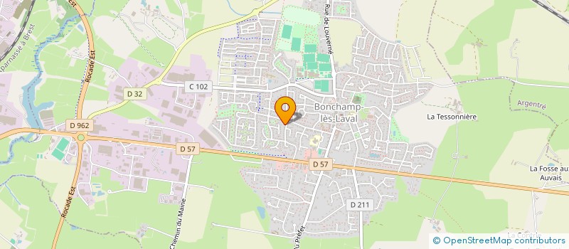 localisation de l'entreprise JMK à BONCHAMP-LES-LAVAL