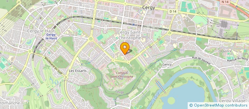 localisation de l'entreprise JMK CONCIERGERIE  CERGY