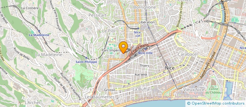 localisation de l'entreprise JMK CREATION à NICE
