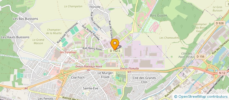 localisation de l'entreprise JMK IMMO à DREUX