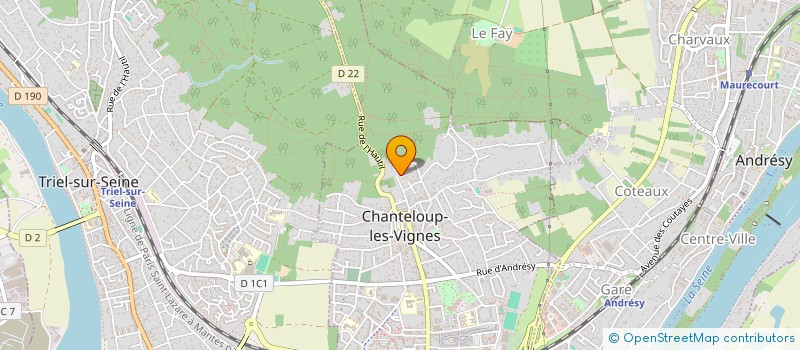 localisation de l'entreprise JMK-LINE à CHANTELOUP-LES-VIGNES