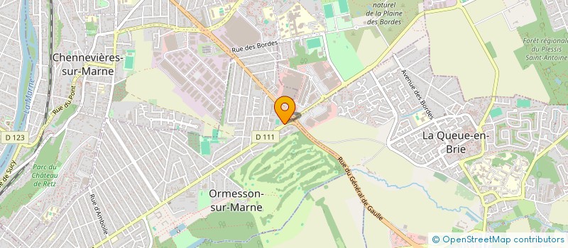 localisation de l'entreprise JMK NAIL à ORMESSON-SUR-MARNE