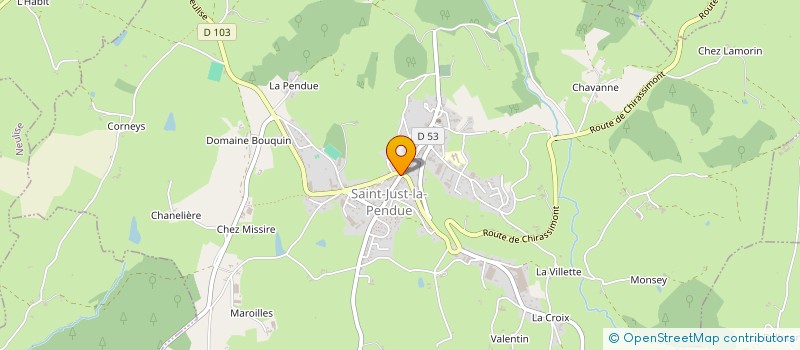 localisation de l'entreprise JMKB  SAINT-JUST-LA-PENDUE