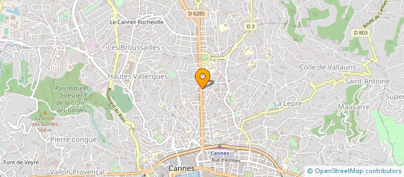 localisation de l'entreprise JMKONCEPT à CANNES