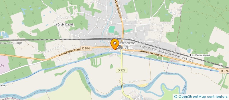 localisation de l'entreprise JML 41  VILLEFRANCHE-SUR-CHER