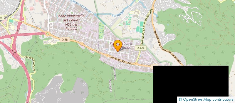 localisation de l'entreprise JML  GEMENOS