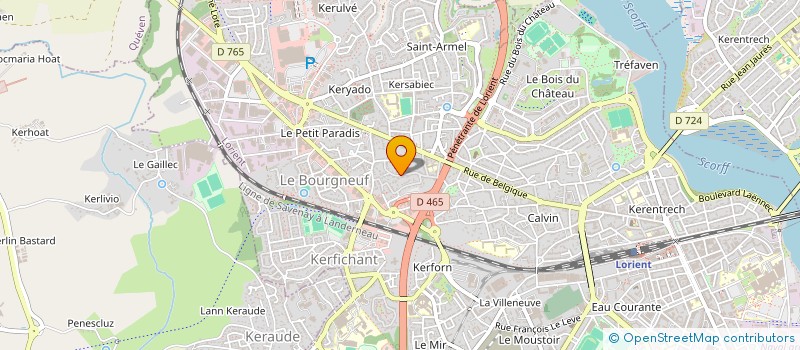 localisation de l'entreprise JML 56  LORIENT