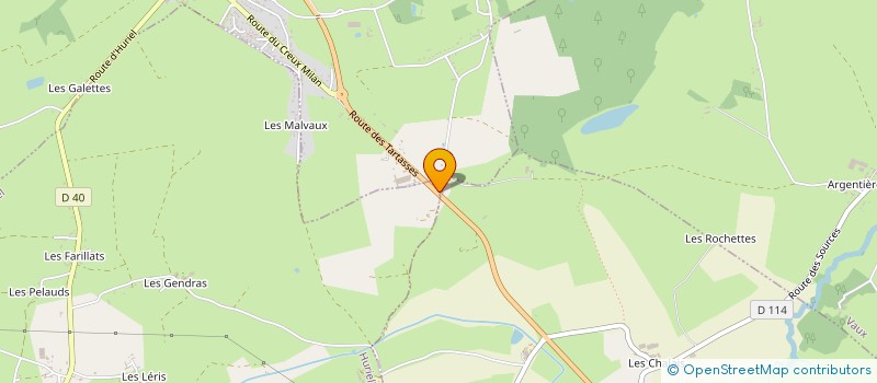 localisation de l'entreprise JML à LA CHAPELAUDE