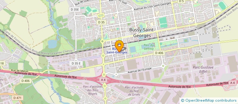 localisation de l'entreprise JML  BUSSY-SAINT-GEORGES