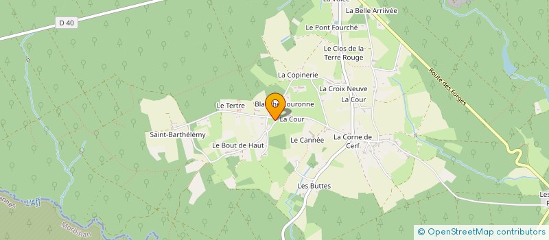 localisation de l'entreprise JML  PAIMPONT