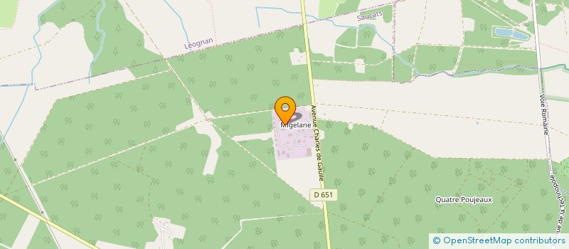 localisation de l'entreprise JML  SAUCATS