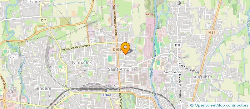 localisation de l'entreprise JML  TARBES