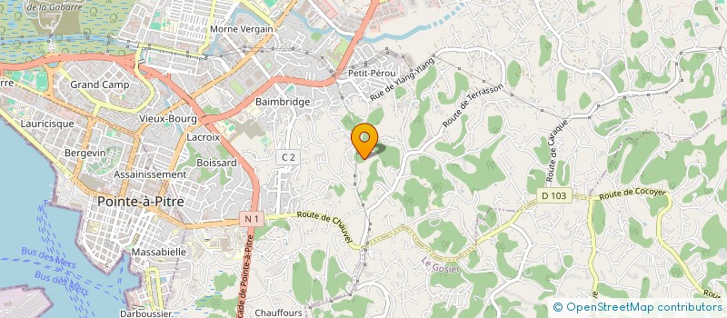 localisation de l'entreprise JML  LES ABYMES