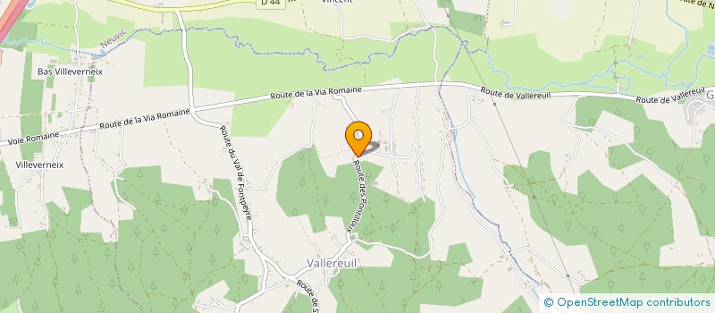 localisation de l'entreprise JML  VALLEREUIL