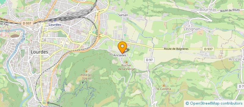 localisation de l'entreprise JML  LOURDES