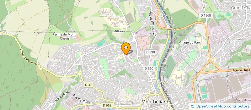 localisation de l'entreprise JML'ART  MONTBELIARD